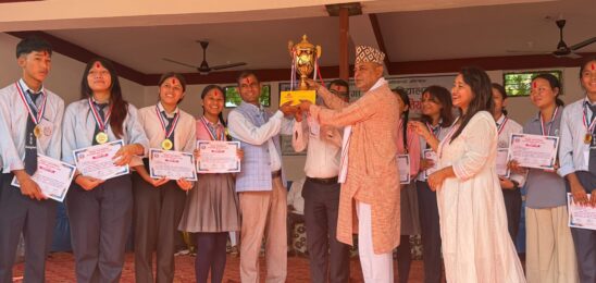 त्रियुगा नगरपालिका द्वारा आयोजित मेयर रनिङ शिल्ड प्रतियोगिता सम्पन्न