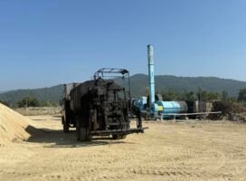 गाईघाटको निर्माणाधीन सडकको कालोपत्रे सुरु हुने