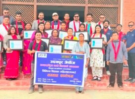 उदयपुर जेसीजले नारीहरूलाई गरे सम्मान